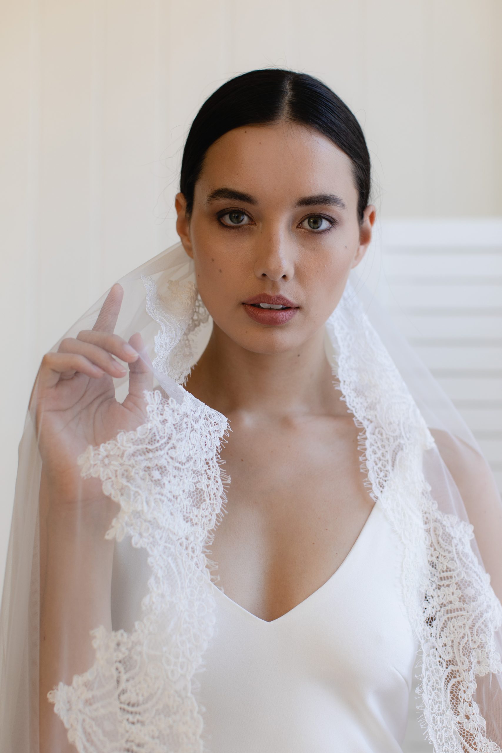 Charlotte Chapel Length Lace Veil: Available Now ...