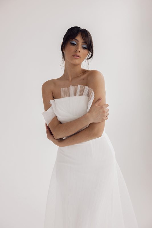 Chloe Bodice with Rhoda Skirt by Popovski | Bluebell Bridal | Wedding ...