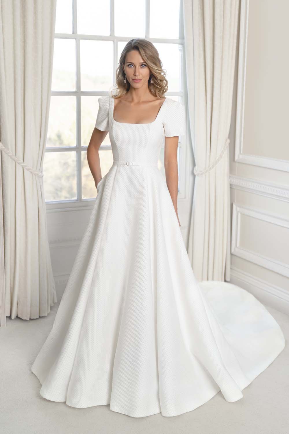 Eden Wedding Gown with Sleeves | Bluebell Bridal | Wedding Dresses ...