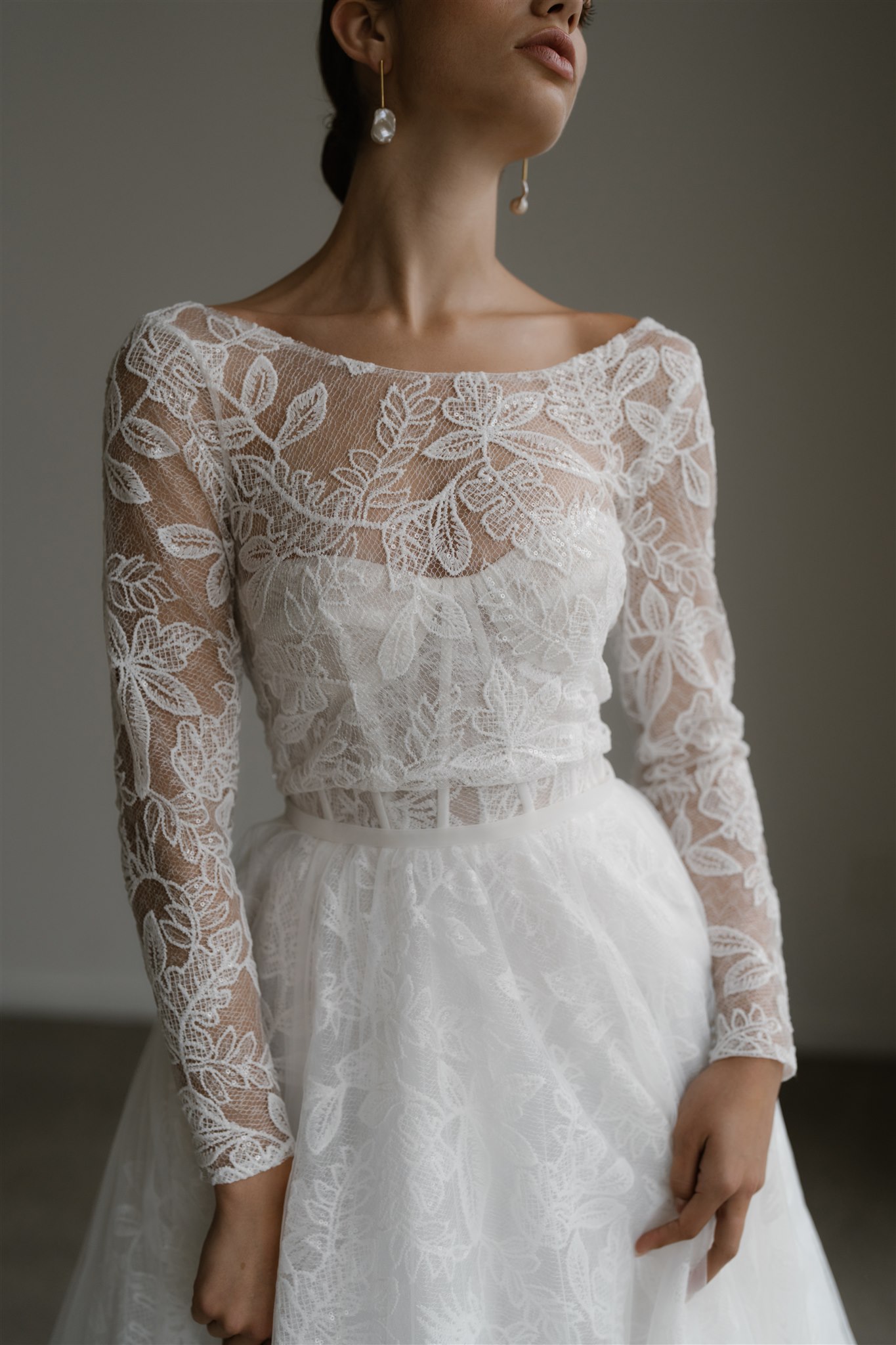 Amelia with Jacket Wedding Dress by Hera Couture | Bluebell Bridal ...