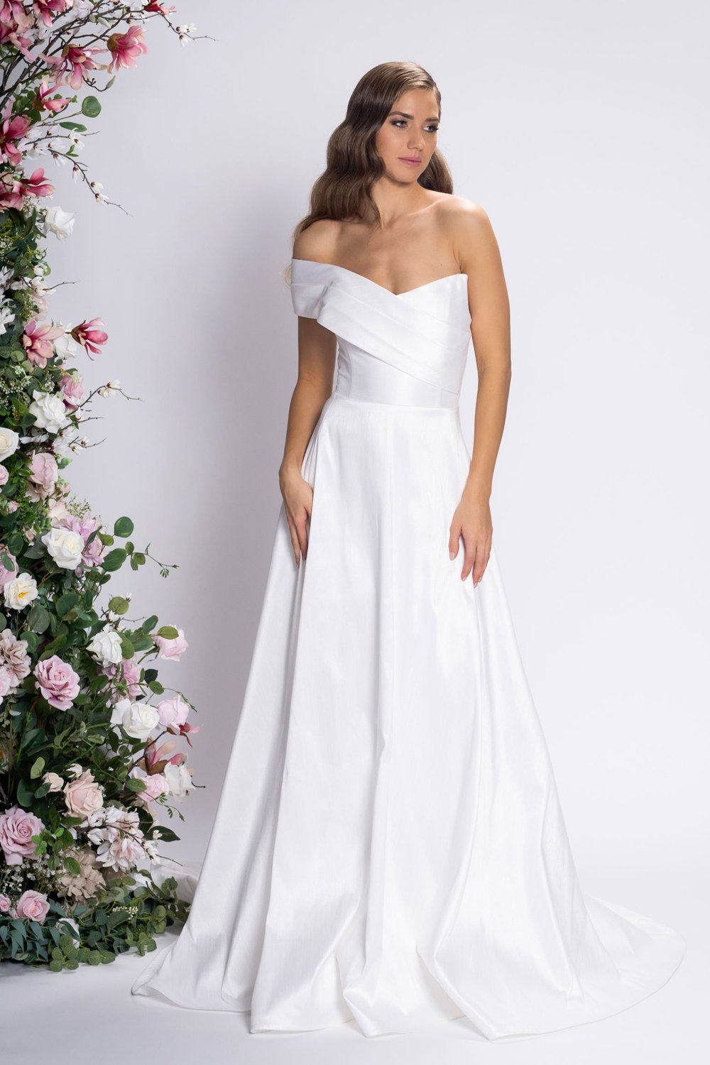 Milan Dupion Gown by Erin Clare Bluebell Bridal Wedding